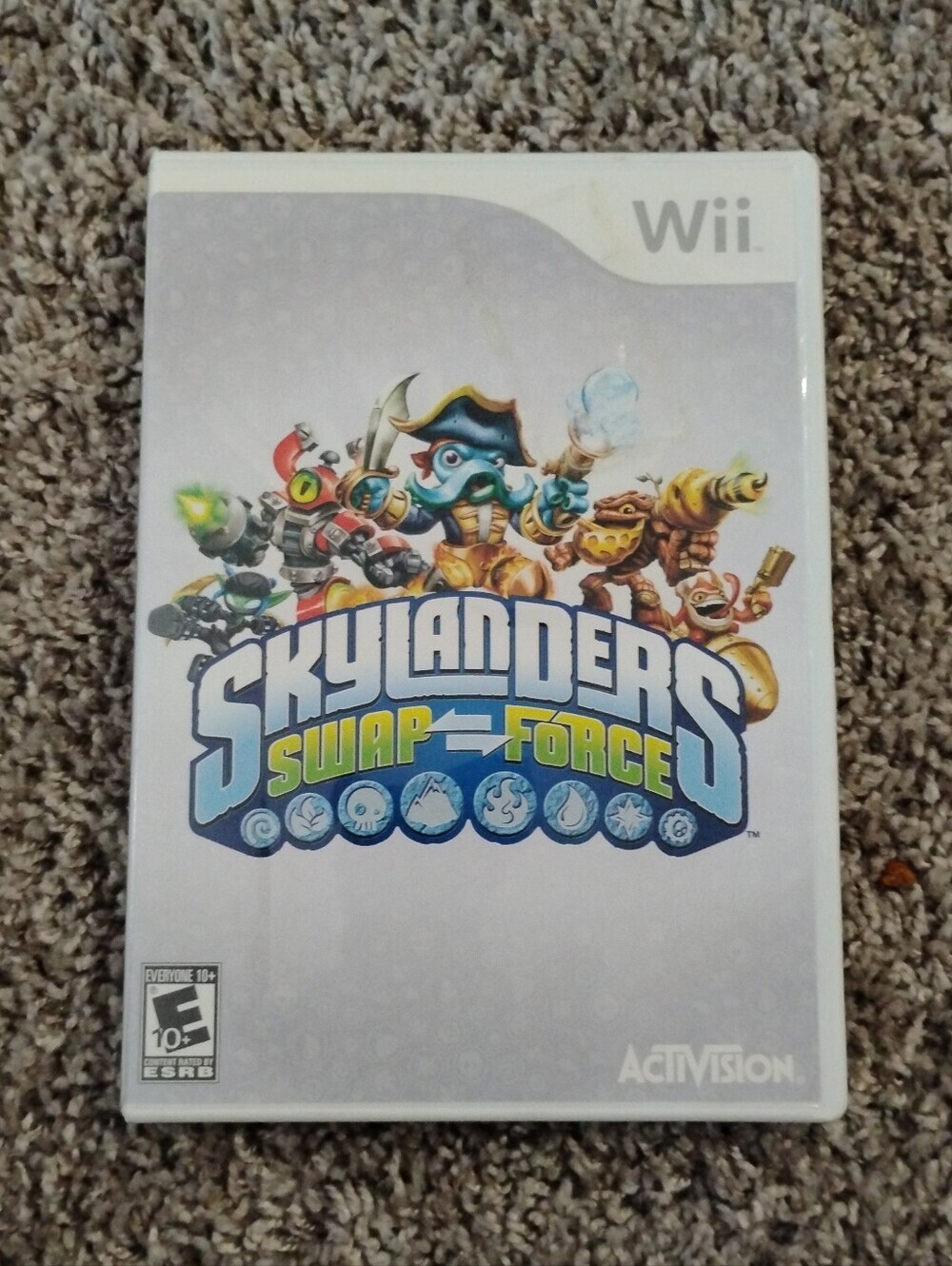 Skylanders Swap Force Nintendo Wii Game Disc & Case